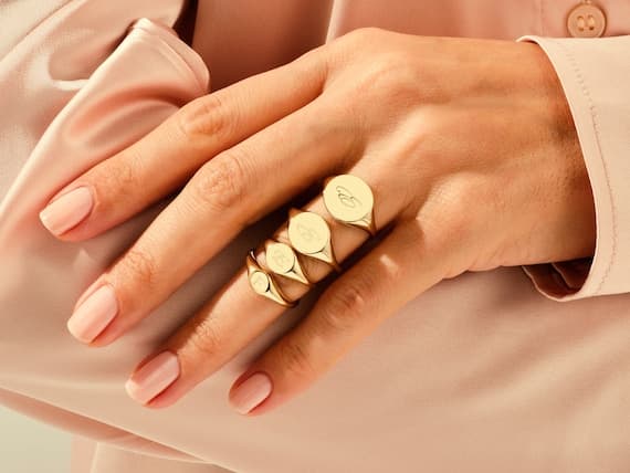 Personalized Signet Rings