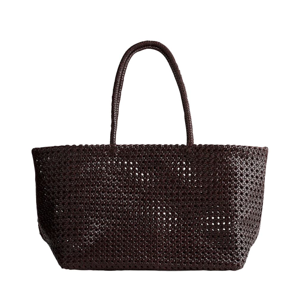 The Woven Leather Tote