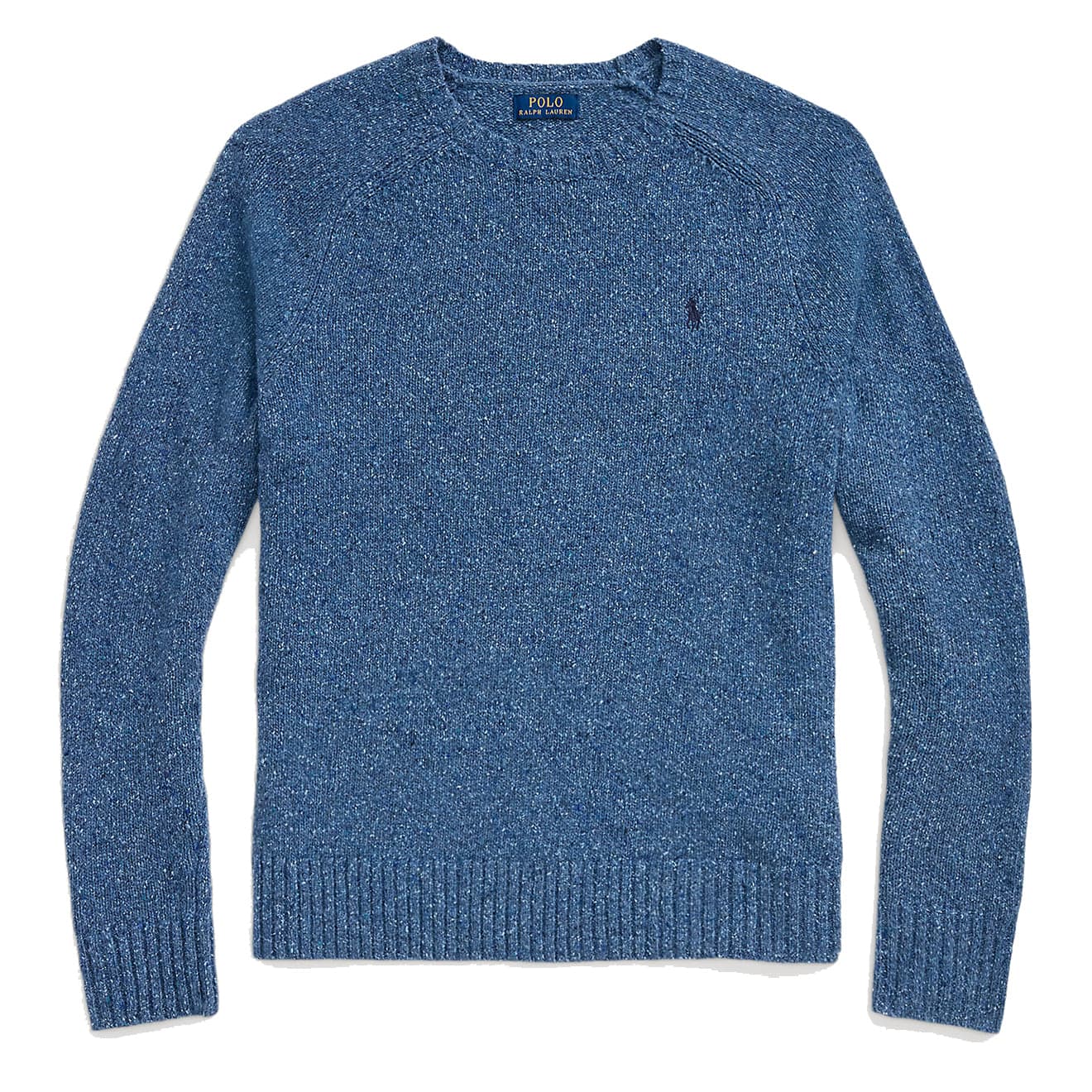 Italian Merino-Blend Crew-Neck Sweater