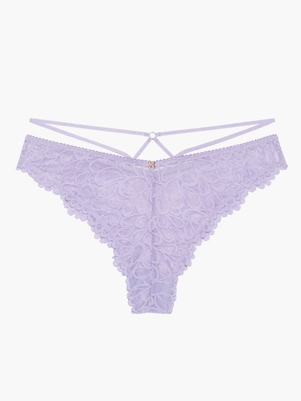 Savage Not Sorry Lace Strappy Thong