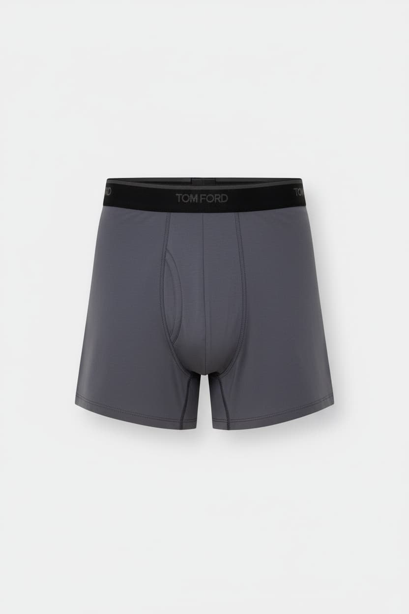 Velvet-Trimmed Stretch-Cotton Boxer Briefs