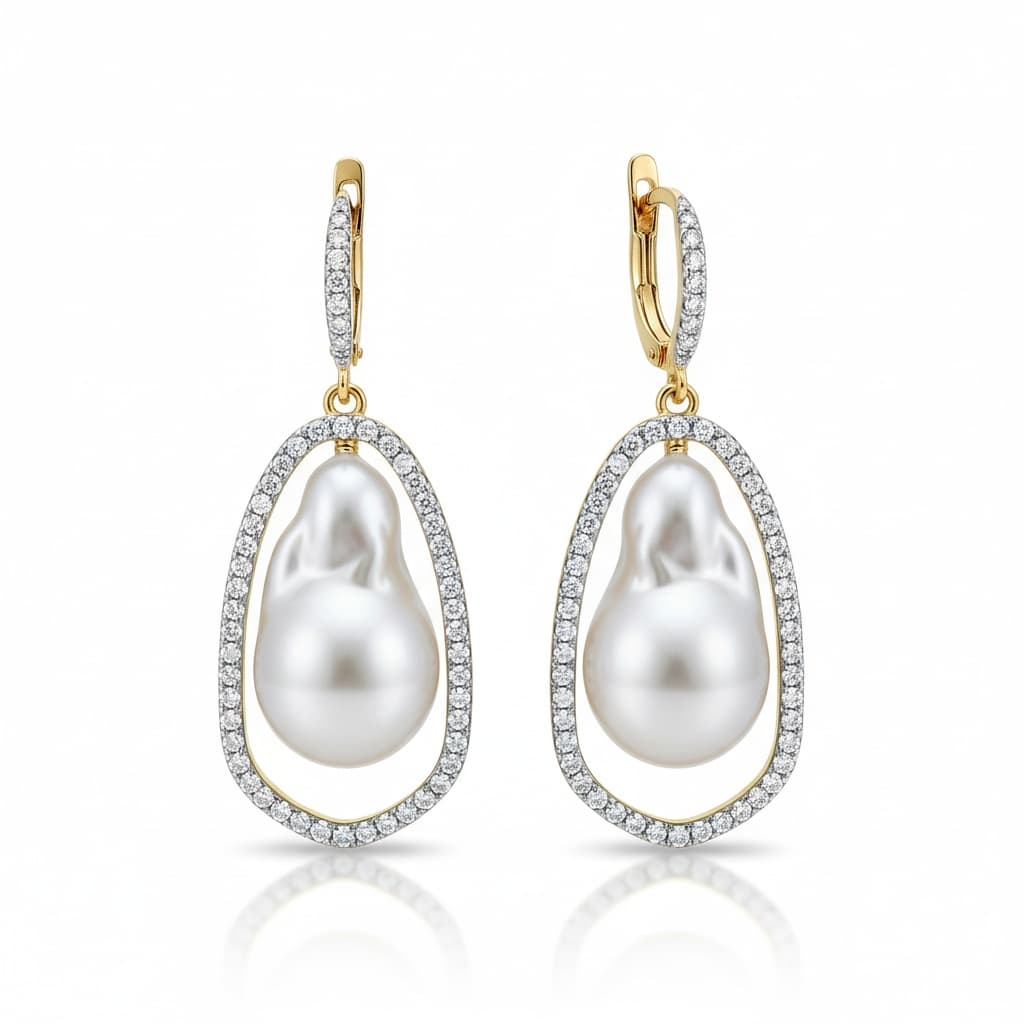 Daphne Gold Drop Earrings