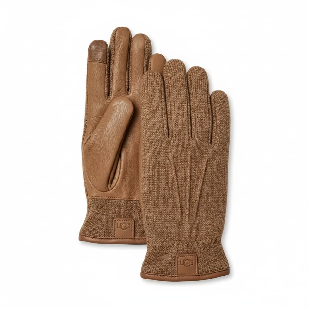 Men's Genuine Shearling Tech Gloves