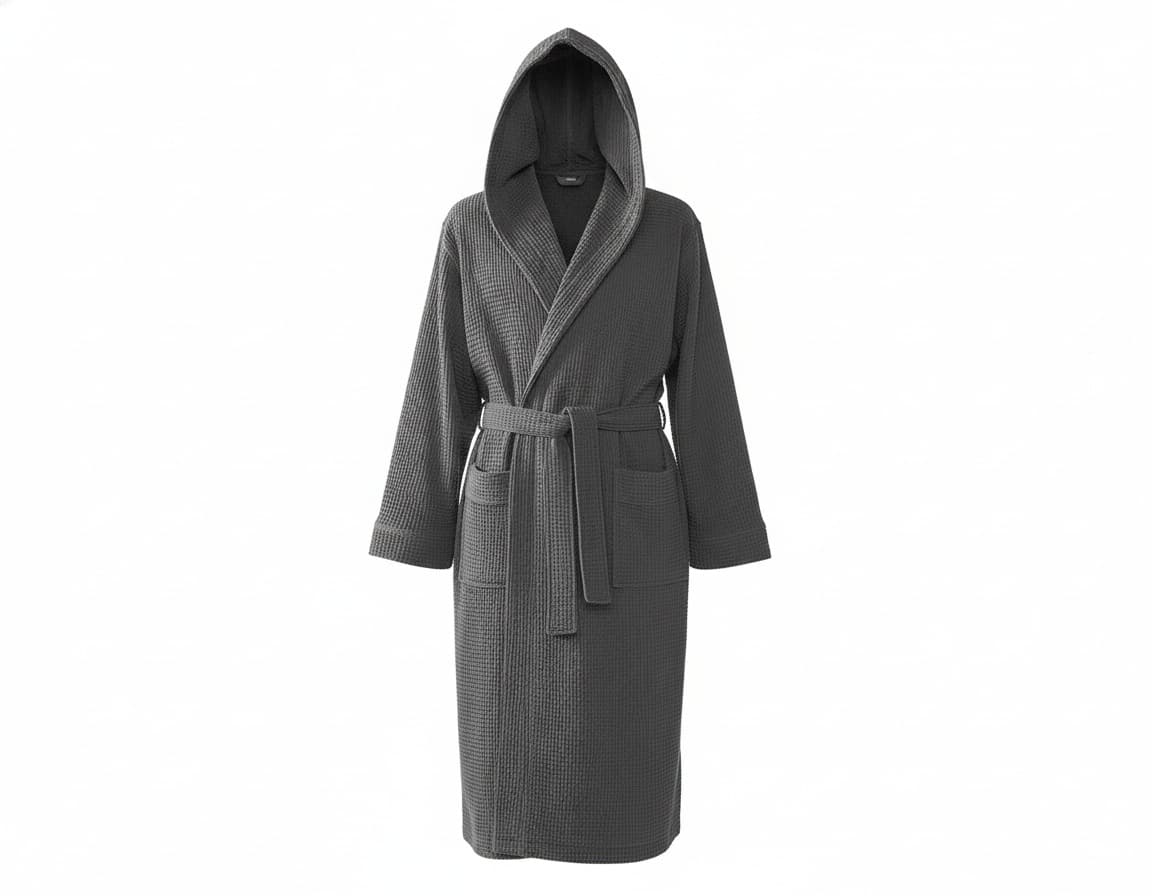 Unisex Organic Waffle Robe