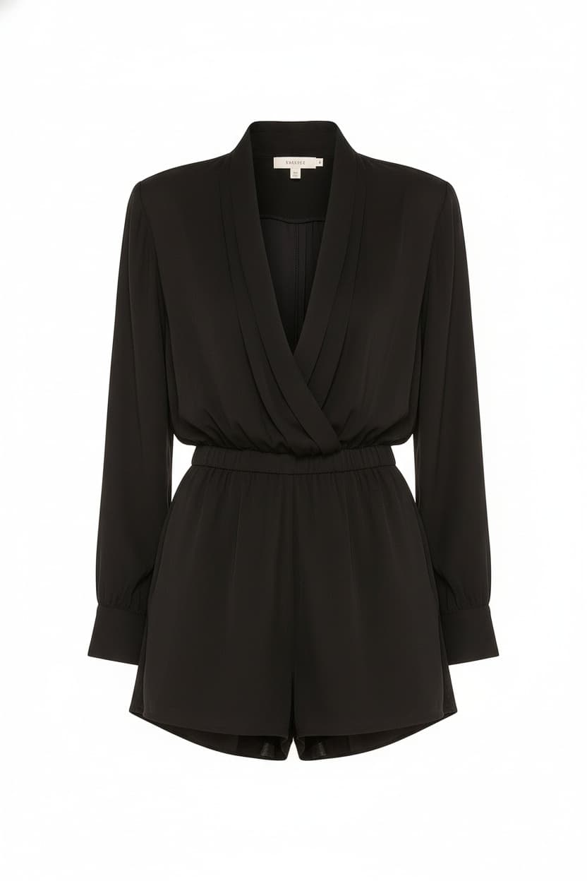 superdown Kaycie Drape Neck Romper