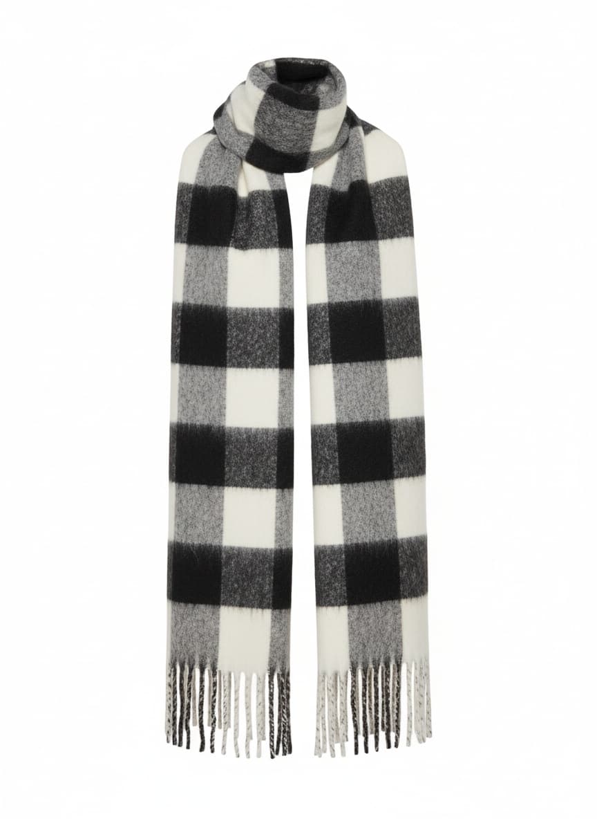 Vally Plaid Scarf