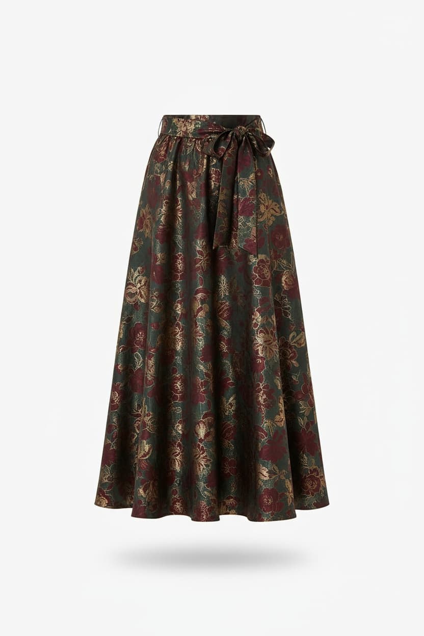 Printed Poplin Skirts