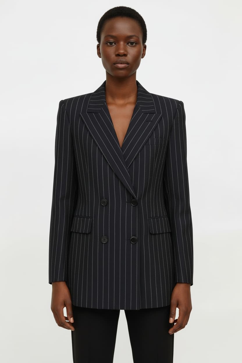 Pinstripe Blazer