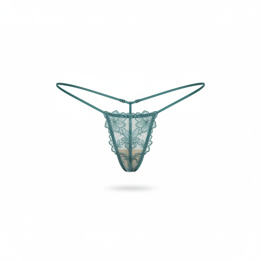 Faux Hair Micro String Thong