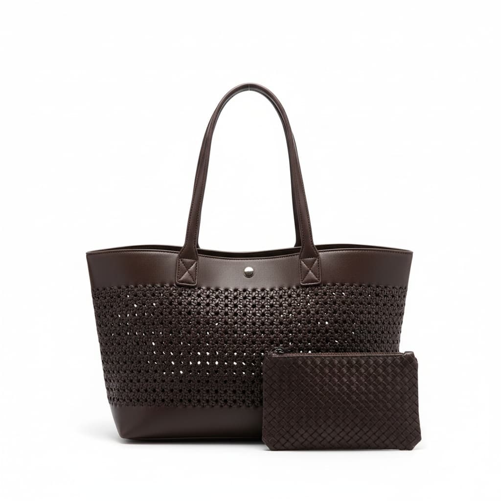 The Woven Leather Tote