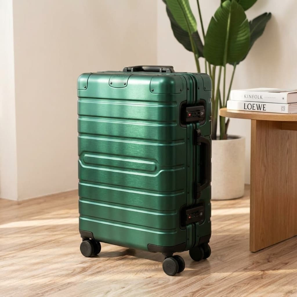 Coloured Aluminium Luggage