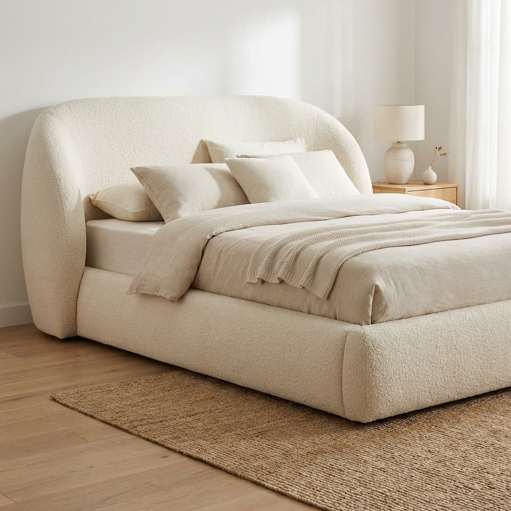 Upholstered Cocoon Bed Frame