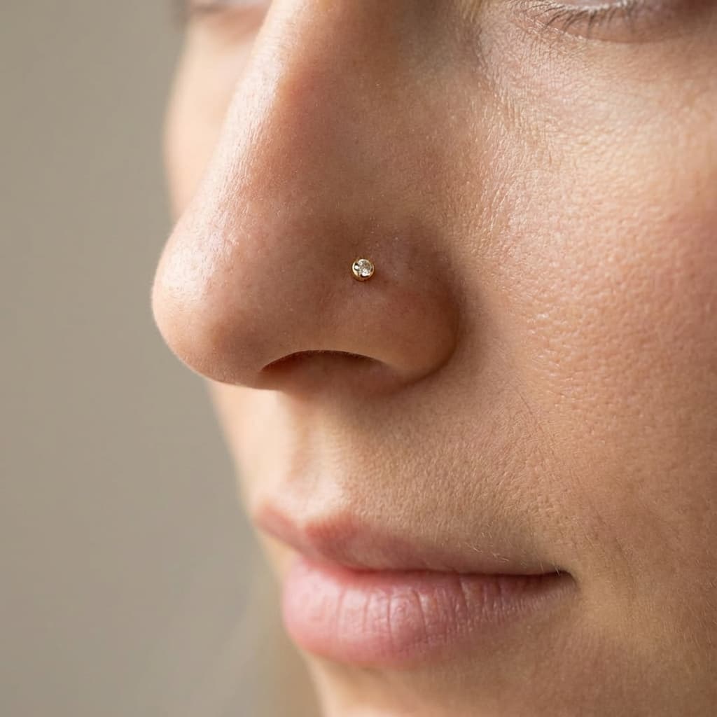 Minimalist Facial Body Jewelry