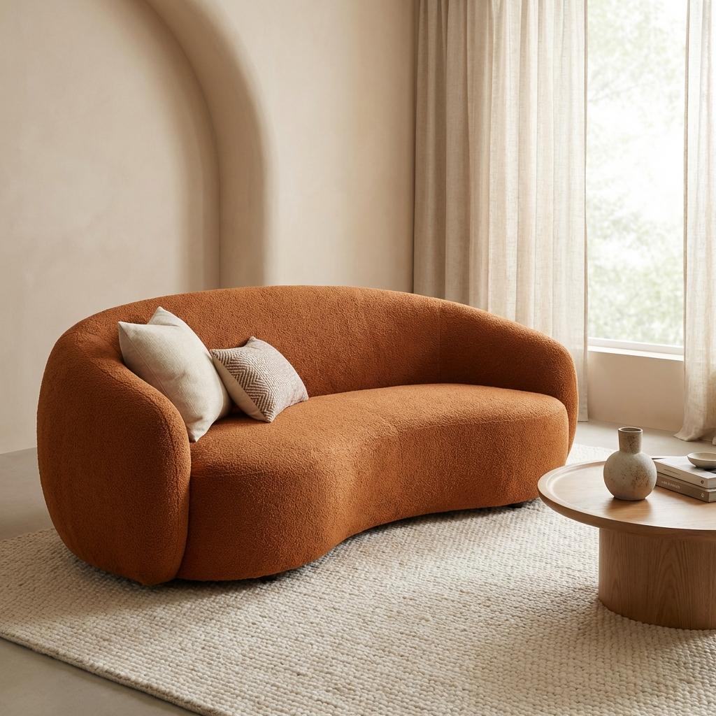 Comfort-Driven Curved Furniture