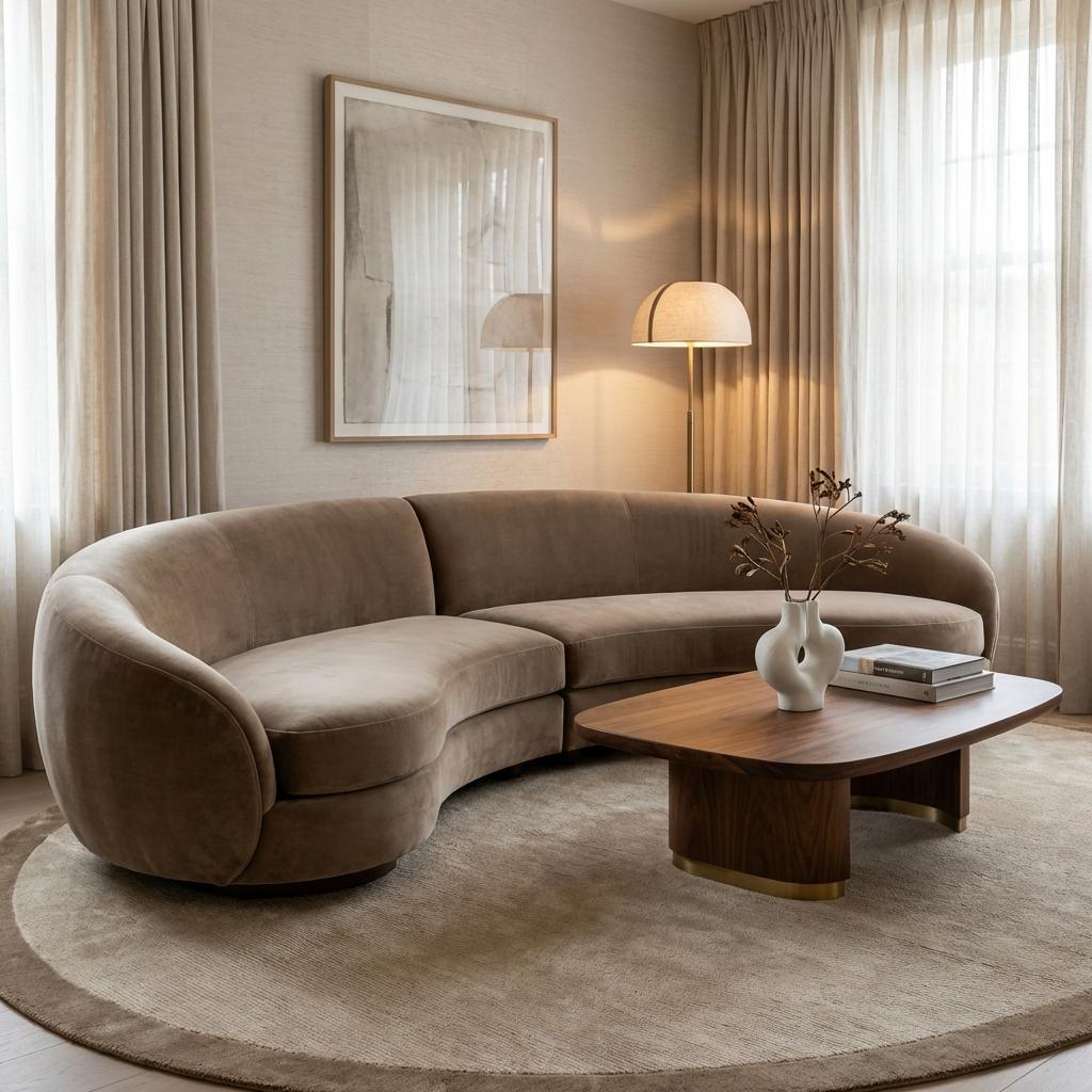 Sculptural Curves Furniture